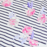 JOULES Womens Patterned Jumper White Striped Tight Knit UK 8