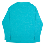 HOLLISTER Womens Jumper Blue Tight Knit Viscose S