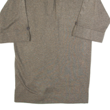 MONSOON Womens Cardigan Brown Tight Knit 3/4 Sleeve S