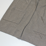 MONSOON Womens Cardigan Brown Tight Knit 3/4 Sleeve S