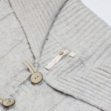 WHITE STUFF Womens Cardigan Beige Chunky Knit Wool S