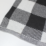 DKNY Womens Patterned Jumper Black Check High Neck Tight Knit XXS