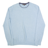MICHAEL KORS Mens Jumper Blue Tight Knit M