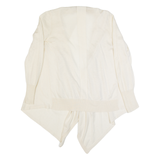 JIGSAW Womens Cardigan Beige Tight Knit M