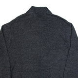 CHAPS Mens Jumper Grey High Neck Tight Knit 2XL