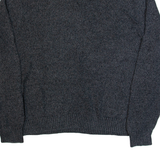 CHAPS Mens Jumper Grey High Neck Tight Knit 2XL