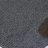 CHAPS Mens Jumper Grey High Neck Tight Knit 2XL