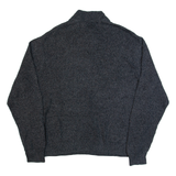 CHAPS Mens Jumper Grey High Neck Tight Knit 2XL