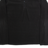 MOUNTAIN WAREHOUSE Womens Fleece Black 1/4 Zip M