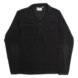 MOUNTAIN WAREHOUSE Womens Fleece Black 1/4 Zip M