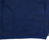 WHISTLES Oversized Womens Patterned Jumper Blue Tight Knit UK 6