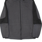 PUMA Womens Grey Hoodie Full Zip M
