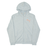 PUMA Womens Grey Hoodie Full Zip L
