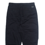 LEVI'S Chino Mens Trousers Black Relaxed Tapered W36 L24