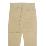 LEVI'S Mens Trousers Beige Regular Straight W30 L26