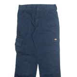 DICKIES Cargo Mens Trousers Blue Regular Straight W30 L30