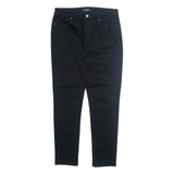 RALPH LAUREN Womens Trousers Black Regular Tapered W32 L29
