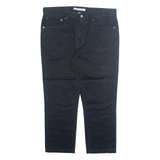 CALVIN KLEIN JEANS Womens Trousers Black Regular Tapered W34 L25