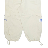 ADIDAS Cargo Outdoor Womens Trousers Beige Regular Tapered W36 L23