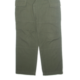 BAC Cargo Mens Trousers Green Regular Straight W26 L30