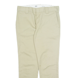 DICKIES Chino Mens Trousers Beige Slim Tapered W30 L29
