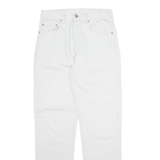 LEVI'S Mens Trousers Cream Regular Tapered W28 L32