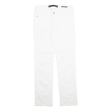 GUESS Womens Trousers White Regular Tapered W30 L31