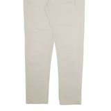 KANGOL Chino Mens Trousers Cream Regular Tapered W34 L31