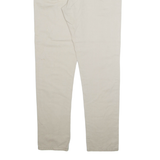 KANGOL Chino Mens Trousers Cream Regular Tapered W34 L31