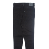 LEVI'S Womens Trousers Black Slim Tapered W29 L30