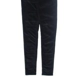 LEVI'S Womens Velvet Trousers Black Slim Tapered W25 L29