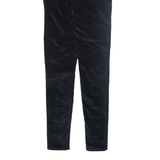 LEVI'S Womens Velvet Trousers Black Slim Tapered W25 L29
