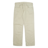 LEVI'S 558 Mens Trousers Cream Regular Straight W34 L32