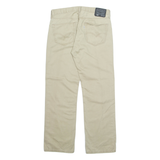 LEVI'S 558 Mens Trousers Cream Regular Straight W34 L32