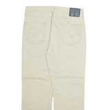 LEVI'S 514 Mens Trousers Beige Regular Straight W34 L30