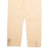 LEVI'S 501 Mens Trousers Orange Relaxed Straight W44 L32