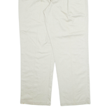 TOMMY HILFIGER Chino Mens Trousers Cream Relaxed Straight W36 L32