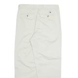 TOMMY HILFIGER Chino Mens Trousers Cream Regular Straight W36 L32