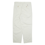 TOMMY HILFIGER Chino Mens Trousers Cream Regular Straight W36 L32
