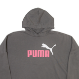 PUMA Cropped Womens Grey Hoodie M
