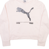 PUMA Womens Pink Hoodie M