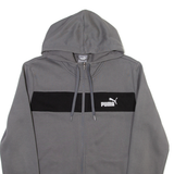 PUMA Mens Grey Hoodie Full Zip M