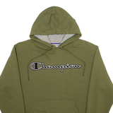 CHAMPION Mens Green Hoodie M
