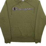 CHAMPION Mens Green Hoodie M