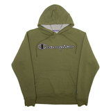 CHAMPION Mens Green Hoodie M