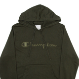 CHAMPION Mens Green Hoodie M