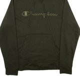 CHAMPION Mens Green Hoodie M
