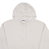 FILA Womens White Hoodie L