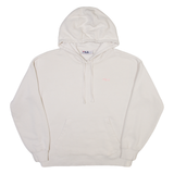 FILA Womens White Hoodie L