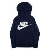 NIKE Womens Blue Hoodie XS